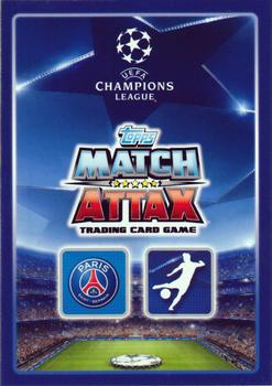 2015-16 Topps Match Attax UEFA Champions League English #71 Zlatan Ibrahimovic Back