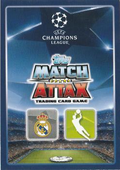 2015-16 Topps Match Attax UEFA Champions League English #73 Keylor Navas Back