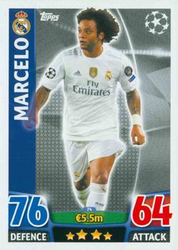 2015-16 Topps Match Attax UEFA Champions League English #74 Marcelo Front