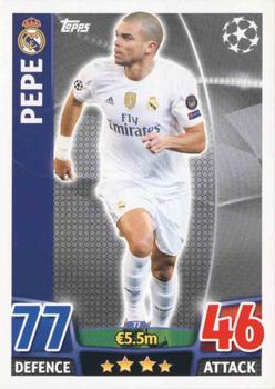 2015-16 Topps Match Attax UEFA Champions League English #77 Pepe Front