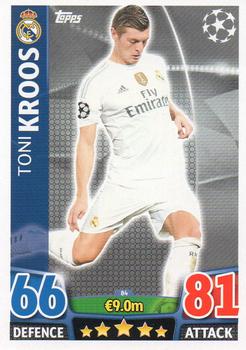 2015-16 Topps Match Attax UEFA Champions League English #84 Toni Kroos Front