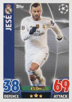2015-16 Topps Match Attax UEFA Champions League English #87 Jese Front