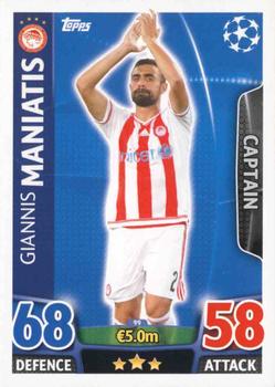 2015-16 Topps Match Attax UEFA Champions League English #99 Giannis Maniatis Front