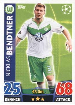 2015-16 Topps Match Attax UEFA Champions League English #123 Nicklas Bendtner Front