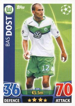 2015-16 Topps Match Attax UEFA Champions League English #125 Bas Dost Front