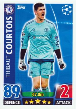 2015-16 Topps Match Attax UEFA Champions League English #127 Thibaut Courtois Front