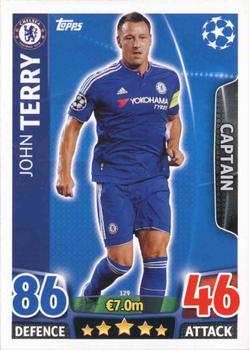 2015-16 Topps Match Attax UEFA Champions League English #129 John Terry Front