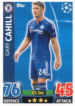 2015-16 Topps Match Attax UEFA Champions League English #130 Gary Cahill Front