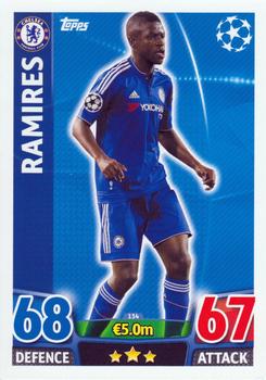 2015-16 Topps Match Attax UEFA Champions League English #134 Ramires Front