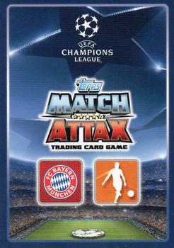 2015-16 Topps Match Attax UEFA Champions League English #180 Xabi Alonso / Mario Gotze Back