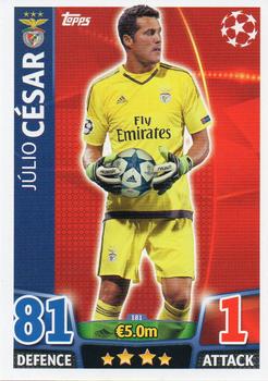 2015-16 Topps Match Attax UEFA Champions League English #181 Julio Cesar Front
