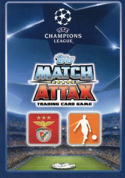 2015-16 Topps Match Attax UEFA Champions League English #190 Nicolas Gaitan Back
