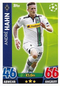 2015-16 Topps Match Attax UEFA Champions League English #228 Andre Hahn Front