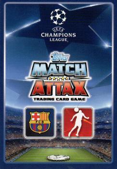 2015-16 Topps Match Attax UEFA Champions League English #238 Javier Mascherano Back