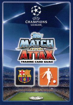 2015-16 Topps Match Attax UEFA Champions League English #248 Andres Iniesta Back