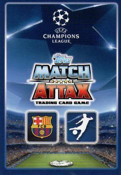 2015-16 Topps Match Attax UEFA Champions League English #250 Luis Suárez Back
