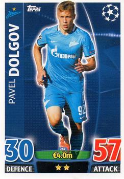 2015-16 Topps Match Attax UEFA Champions League English #269 Pavel Dolgov Front