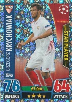 2015-16 Topps Match Attax UEFA Champions League English #281 Grzegorz Krychowiak Front