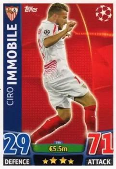2015-16 Topps Match Attax UEFA Champions League English #286 Ciro Immobile Front