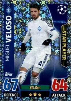 2015-16 Topps Match Attax UEFA Champions League English #296 Miguel Veloso Front