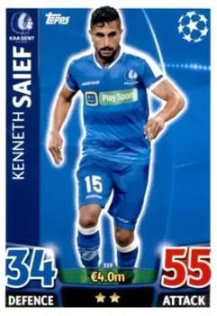 2015-16 Topps Match Attax UEFA Champions League English #319 Kenneth Saief Front