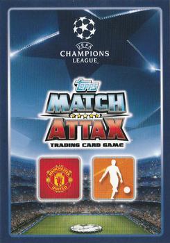 2015-16 Topps Match Attax UEFA Champions League English #331 Juan Mata Back