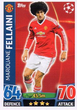 2015-16 Topps Match Attax UEFA Champions League English #335 Marouane Fellaini Front
