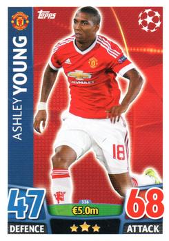 2015-16 Topps Match Attax UEFA Champions League English #336 Ashley Young Front