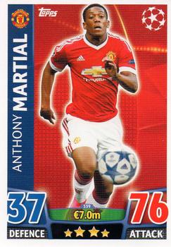 2015-16 Topps Match Attax UEFA Champions League English #339 Anthony Martial Front