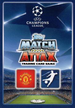 2015-16 Topps Match Attax UEFA Champions League English #340 Memphis Depay Back