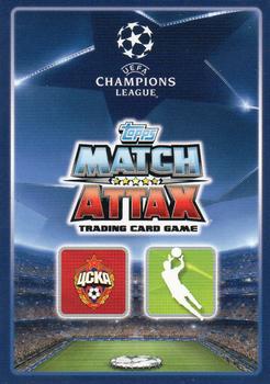 2015-16 Topps Match Attax UEFA Champions League English #343 Igor Akinfeev Back