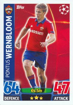 2015-16 Topps Match Attax UEFA Champions League English #350 Pontus Wernbloom Front