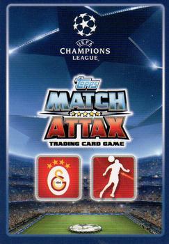 2015-16 Topps Match Attax UEFA Champions League English #382 Tarık Çamdal Back