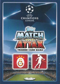 2015-16 Topps Match Attax UEFA Champions League English #384 Hakan Balta Back