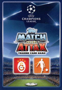 2015-16 Topps Match Attax UEFA Champions League English #391 Wesley Sneijder Back
