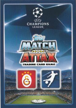 2015-16 Topps Match Attax UEFA Champions League English #393 Burak Yilmaz Back