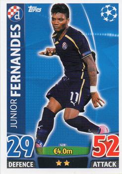 2015-16 Topps Match Attax UEFA Champions League English #428 Junior Fernandes Front