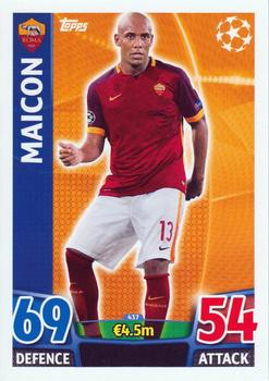 2015-16 Topps Match Attax UEFA Champions League English #437 Maicon Front