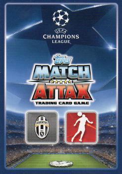 2015-16 Topps Match Attax UEFA Champions League English #456 Andrea Barzagli Back