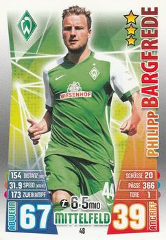 2015-16 Topps Match Attax Bundesliga #48 Philipp Bargfrede Front