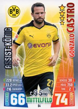 2015-16 Topps Match Attax Bundesliga #84 Gonzalo Castro Front