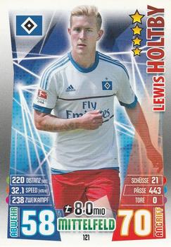 2015-16 Topps Match Attax Bundesliga #121 Lewis Holtby Front