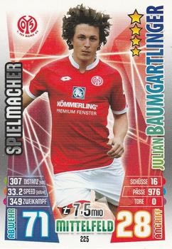 2015-16 Topps Match Attax Bundesliga #225 Julian Baumgartlinger Front