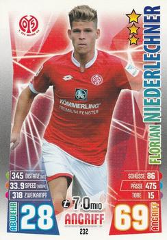2015-16 Topps Match Attax Bundesliga #232 Florian Niederlechner Front