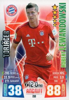 2015-16 Topps Match Attax Bundesliga #269 Robert Lewandowski Front