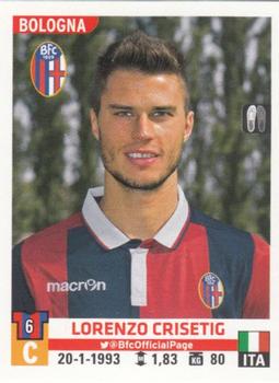 2015-16 Panini Calciatori Stickers #50 Lorenzo Crisetig Front