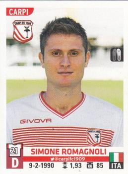 2015-16 Panini Calciatori Stickers #72 Simone Romagnoli Front