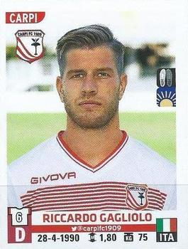 2015-16 Panini Calciatori Stickers #74 Riccardo Gagliolo Front