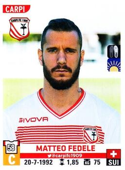 2015-16 Panini Calciatori Stickers #82 Matteo Fedele Front