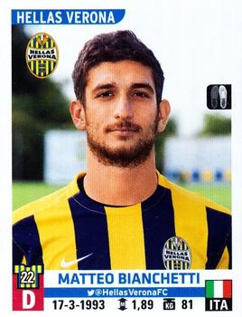 2015-16 Panini Calciatori Stickers #248 Matteo Bianchetti Front